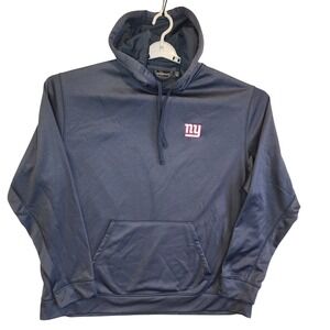 New York Giants Dunbrooke Mens XXL Navy Blue Performance Fleece Hoode Sweatshirt